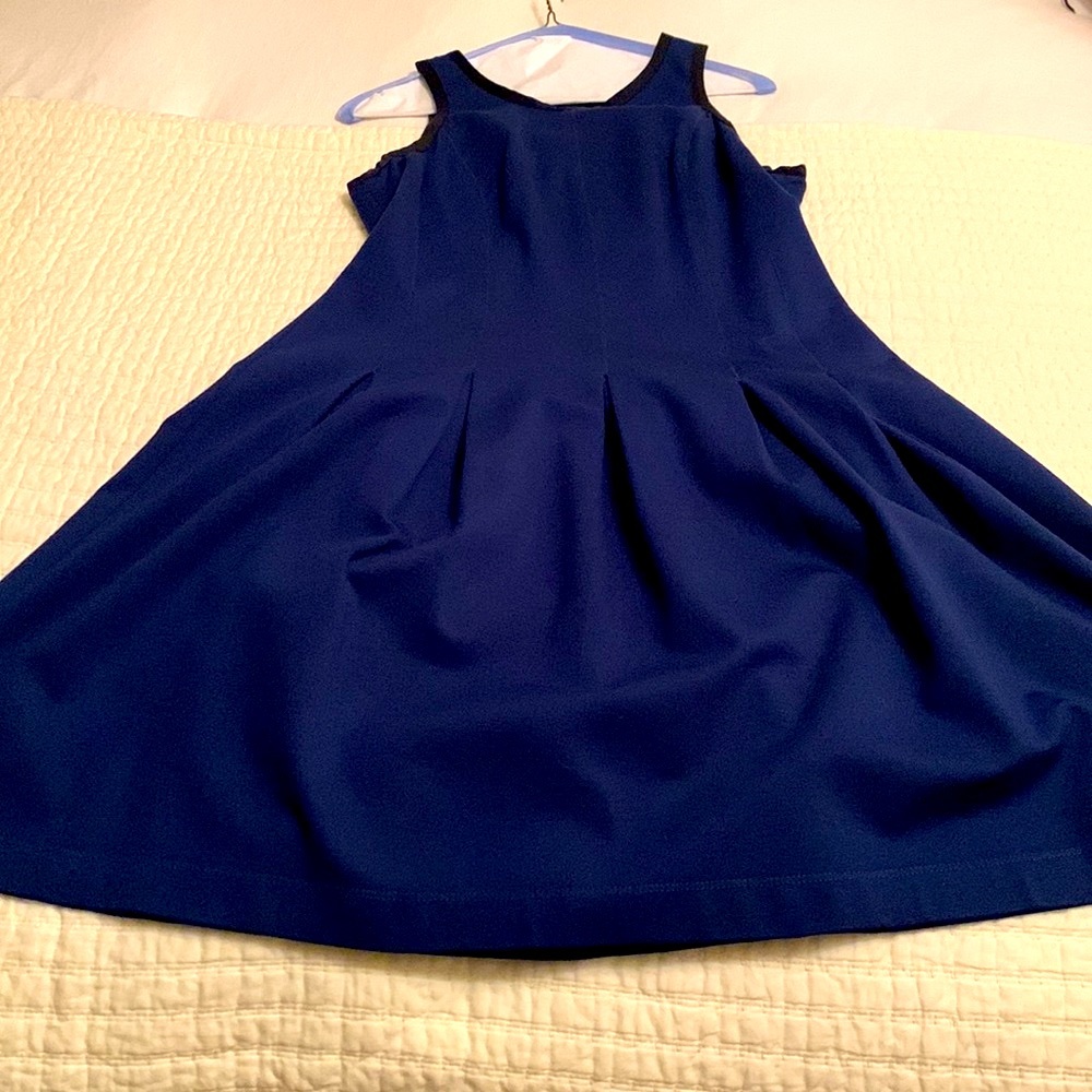 Banana Republic royal blue dress with pleats, size 12